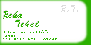 reka tehel business card